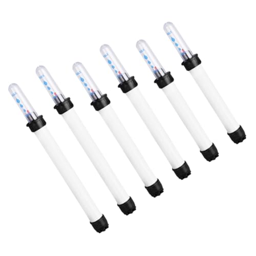 Homoyoyo 6 Stück Teiliges Wasserstandsanzeiger für Blumentöpfe Schwimmende Wasserstandsanzeige mit Markierung Praktischer Wasserstandsmesser für Hydrokultur und Pflanzentanks Wasser von Homoyoyo