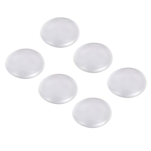Homoyoyo 6 Stück Transparentes Türgriff Schutzpuffer aus Weichem Silikon Selbstklebend Geräuschdämpfend und Wandfreundlich Wiederverwendbar als Türstopper und Wandpuffer für und Möbel von Homoyoyo