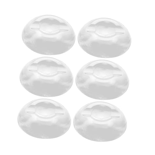 Homoyoyo 6 Stück Türgriff Wandschutz Transparent Selbstklebend Stoßdämpfende Türpuffer für Zimmertüren Kratzschutz Geräuschreduzierung Wiederverwendbar Einfaches Anbringen ohne Bohren von Homoyoyo