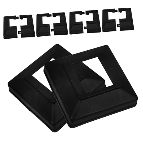 Homoyoyo 6 Stück Vinyl Pfostenabdeckung Deck Post Base Cover Split Style Quadratisch Passend Robuste Kunststoff Dekorative Geländerpfosten Verkleidung Homoyoyo 6 Stück Vinyl Pfostenabdeckung Deck Post Base Cover Split Style Quadratisch Passend Robuste Kunststoff Dekorative Geländerpfosten Verkleidung von Homoyoyo