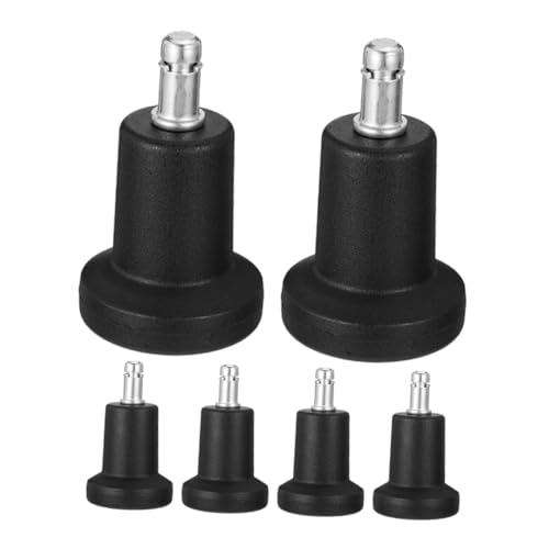 Homoyoyo 6Stücke Multifunktionsstuhl rutschfeste Möbelrollen Für Schreibtischstühle Plug in Stuhl Leveler Zur Umwandlung in Füße Für Verschiedene Möbel Und Böden von Homoyoyo