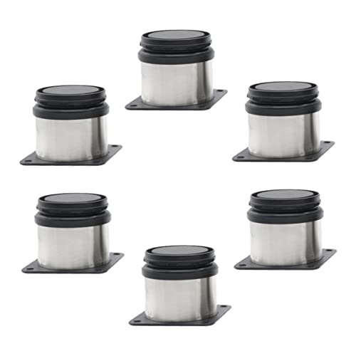 Homoyoyo 6Stücke Teiliges Verstellbare Möbelbeine Rohr für Schrank Sofa und Andere Möbel Einfache Installation Langlebig und Robust von Homoyoyo