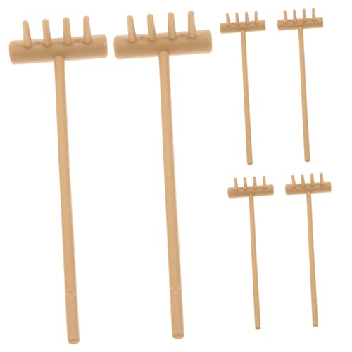 Homoyoyo 6stücke Teiliges Zen Mini Rake Desktop Mikrorakes Für Sandkasten Garten Und Kreative Dekoration Entspannung Und Zen- Für Büro Schlafzimmer Und Mehr von Homoyoyo