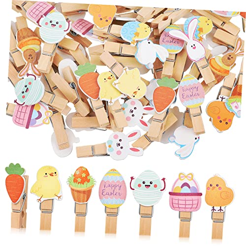 Homoyoyo 70stücke Mini Holzklammern Vielseitige Cartoon Holz Wäscheklammern Für Fotos Bilder Und DIY Projekte Robuste Clips Für Kreative Bastelarbeiten Und Fotoanzeigen von Homoyoyo