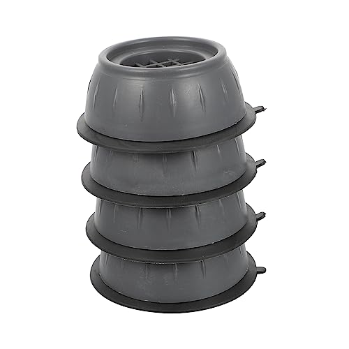 Homoyoyo 8 Stück Anti-Rutsch-Pad für Möbel Vibration Waschmaschine Fußmatten Unterhose Stabilisator Griff Pads Waschmaschinenunterstützung Antirutschmatten für Waschmaschinen pp Grau von Homoyoyo