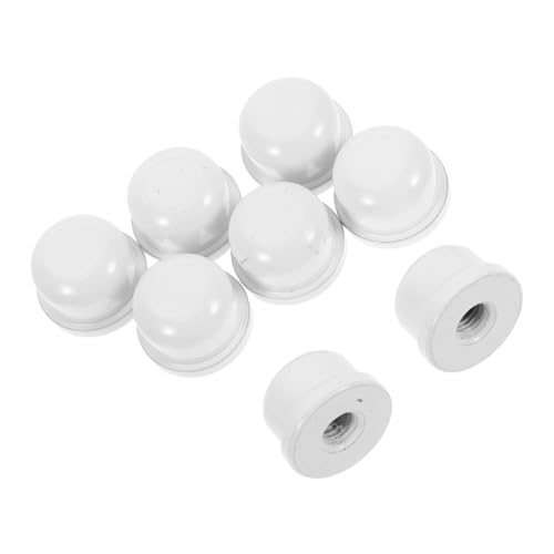 Homoyoyo 8 Stück Dekorative Lampenschirm Endkappen für Tischlampen Kompatibel mit Verschiedenen Modellen Elegantes Horn Design Robusten Materialien Gefertigt von Homoyoyo