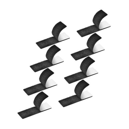 Homoyoyo 8 Stück Doppelseitiges Klettband Teiliges Schwarz Stark Klebend Teppich Fixierung rutschfeste Pads Für Sofa Kissen Teppiche Oberflächen Homoyoyo 8 Stück Doppelseitiges Klettband Teiliges Schwarz Stark Klebend Teppich Fixierung rutschfeste Pads Für Sofa Kissen Teppiche Oberflächen von Homoyoyo
