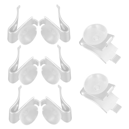 Homoyoyo 8 Stück Geschichtete Säulenzubehör Regalstützstifte Für Regalhalterungen Regalstützenhalter Montierte Regalklemmen Regalstützklammern Aluminiumlegierung Weiß von Homoyoyo