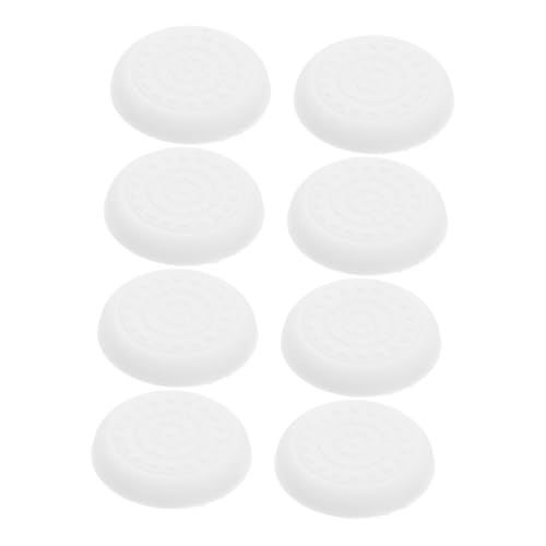 Homoyoyo 8 Stück Möbelmatte Kissen Beschützer Rechteck Beine Transparent Schreibtisch Hartholz rutschfest Pads Schutz Essen Klebstoff Boden Abdeckung Unterlage Fuß Weiß Kieselgel von Homoyoyo