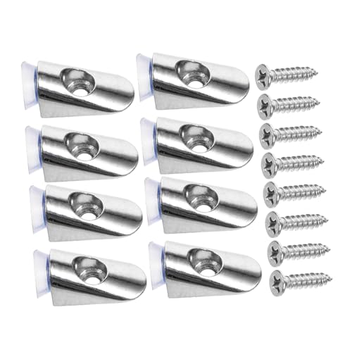 Homoyoyo 8 Stück Möbelstützzubehör Halterungen Regalhalterung Badezimmer Dusche Hardware Glasregal Klemmhalterung Glasregalstütze Duschglas Montage Hardware Zinklegierung Homoyoyo 8 Stück Möbelstützzubehör Halterungen Regalhalterung Badezimmer Dusche Hardware Glasregal Klemmhalterung Glasregalstütze Duschglas Montage Hardware Zinklegierung von Homoyoyo
