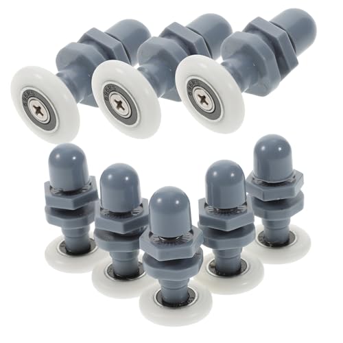 Homoyoyo 8 Stück Teiliges Duschrollenset Ersatzrollen Duschtüren Glas Schiebetür Laufrollen mit Geräuscharmem Abs rahmen Stabile Führung für Badezimmertüren Robust Langlebig Homoyoyo 8 Stück Teiliges Duschrollenset Ersatzrollen Duschtüren Glas Schiebetür Laufrollen mit Geräuscharmem Abs rahmen Stabile Führung für Badezimmertüren Robust Langlebig von Homoyoyo