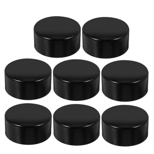 Homoyoyo 8 Stück Teiliges Handlauf Endkappen Runde Handrail Tube Protector Fittings Abnehmbare Treppenstufen Endstopfen Kompatibel mit PVC und Holz Geeignet für Treppe Balkon Bad von Homoyoyo