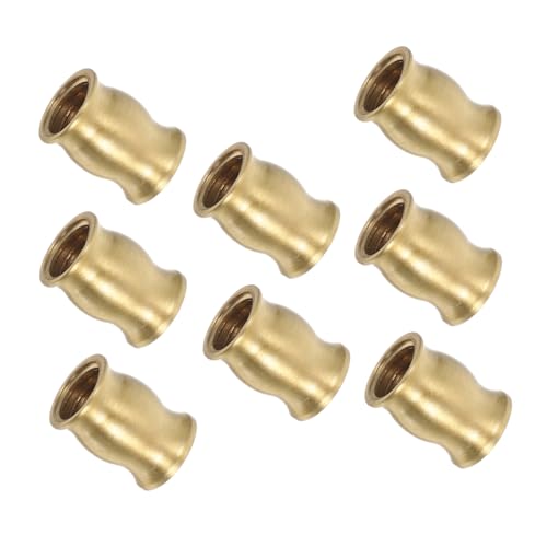 Homoyoyo 8 Stück Teiliges Möbelfüße aus Messing Hohe Stabile Untersetzer für Holztabletts Schmuckboxen Servierplatten Glatte Kanten Schützen Möbeloberflächen Luxuriöses Design Vielseitig von Homoyoyo