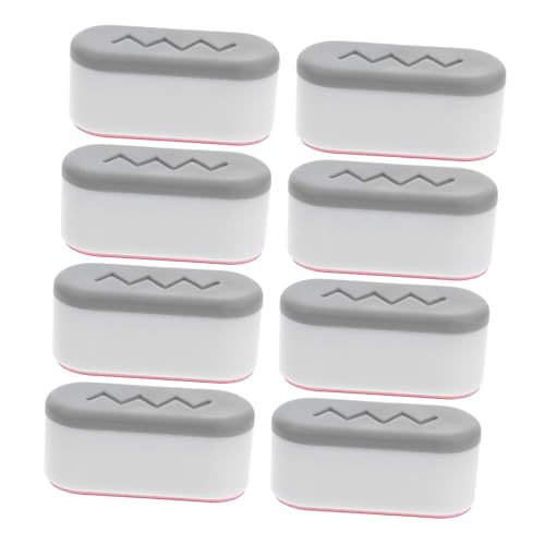 Homoyoyo 8 Stück Teiliges Toilettensitz Dämpfer aus Gummi Geräuschdämpfende Bidet Auflage Kompatibel Rutschfest Einfache Montage Passend für Wc deckel und Badezimmerdesigns von Homoyoyo