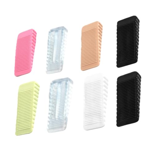 Homoyoyo 8 Stück Teiliges Türstopper Gummi mit Rutschfester Anti rutsch basis Vielseitiger Türkeil für Schwere Türen Geeignet für Zuhause Büro Teppich Holz Fliesen und Betonböden von Homoyoyo