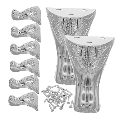Homoyoyo 8 Stück Teiliges Vintage Eckstützfüße aus Zinklegierung Stabile Möbelbeine mit Rutschfester Funktion Elegante Dekorative Eckbeschützer für Schmuckkästen und Holzmöbel Kindersichere Homoyoyo 8 Stück Teiliges Vintage Eckstützfüße aus Zinklegierung Stabile Möbelbeine mit Rutschfester Funktion Elegante Dekorative Eckbeschützer für Schmuckkästen und Holzmöbel Kindersichere von Homoyoyo