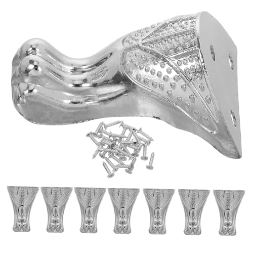 Homoyoyo 8 Stück Teiliges Vintage Metall Eckstützklammern aus Dekorative Möbelbeine mit Rutschfestem Design Kindersichere Ecken Stabile Unterstützung für Schmuckkästen Holzkisten und DIY von Homoyoyo