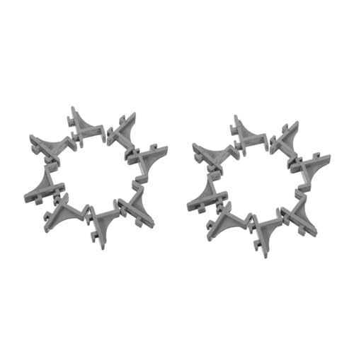 Homoyoyo 8er Set Kühlschrank Regal Clips - Verstellbare Unterstützungshaken Aus Robustem Kunststoff Für Gefrierschrank Und Kühlschrankzubehör - Langlebig Und Installieren von Homoyoyo