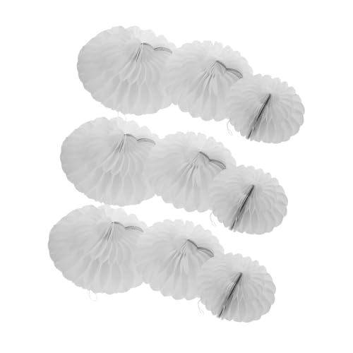 Homoyoyo 9 Stück Teiliges DIY Bunte Wabenbälle Unfertige Wolken Dekoration Leicht Hängend Für Kindergeburtstag Boho Party Wanddeko Vielseitig Einsetzbar Für Spielzimmer und Kita von Homoyoyo