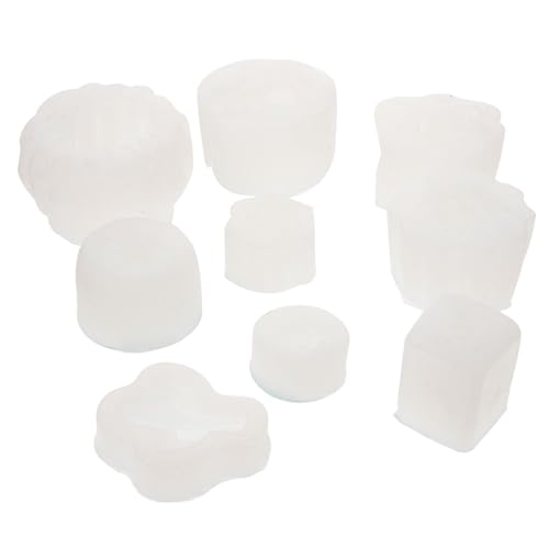 Homoyoyo 9 Stück Teiliges Silikon kaktus formset für DIY Harzkunst Flexible Langlebige Sukkulentenform mit Tiefem Design Wiederverwendbar Antihaftbeschichtet für Handgemachte Kerzen und von Homoyoyo
