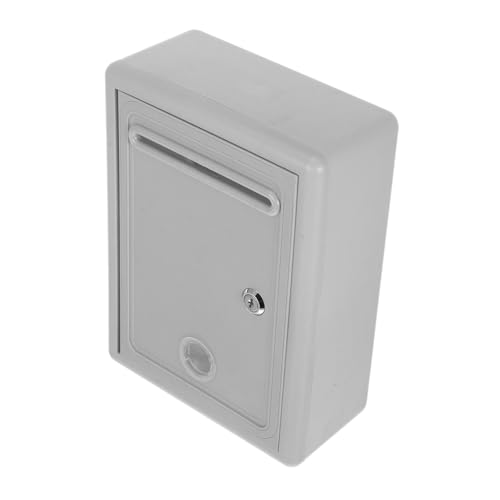 Homoyoyo Abschließbare Vorschlagsbox mit Schlitz Kleine Wandmontage Sammelbox aus Robustem Kunststoff und Metall Sichere Spendenbox für Briefe Feedback und Donations im Innen Außenbereich Homoyoyo Abschließbare Vorschlagsbox mit Schlitz Kleine Wandmontage Sammelbox aus Robustem Kunststoff und Metall Sichere Spendenbox für Briefe Feedback und Donations im Innen Außenbereich von Homoyoyo