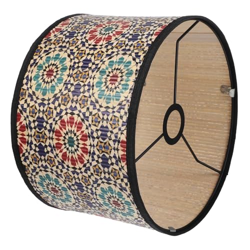 Homoyoyo Abstrakter Vintage Holz Lampenschirm Barrel Form Fassung Deckenlampe Schlafzimmer Retro Geometrisches Design Einfach zu Montieren Homoyoyo Abstrakter Vintage Holz Lampenschirm Barrel Form Fassung Deckenlampe Schlafzimmer Retro Geometrisches Design Einfach zu Montieren von Homoyoyo