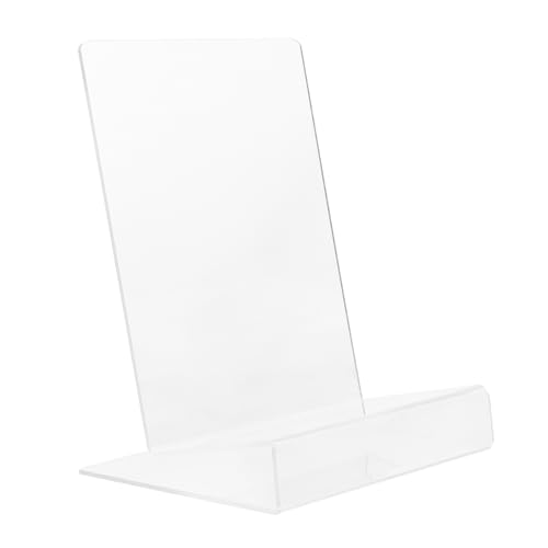 Homoyoyo Acryl Buchdisplay Ständer Transparenter Buchhalter für Schreibtisch Robuster Buchorganizer für Bibliotheken und Einzelhandel Förmiger Buchstütze Kreatives Design für Stilvolle Homoyoyo Acryl Buchdisplay Ständer Transparenter Buchhalter für Schreibtisch Robuster Buchorganizer für Bibliotheken und Einzelhandel Förmiger Buchstütze Kreatives Design für Stilvolle von Homoyoyo