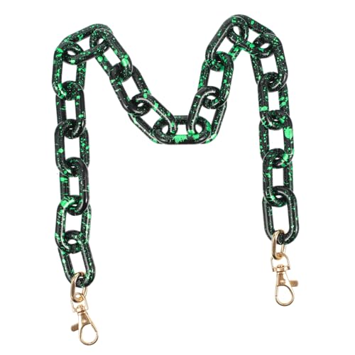 Homoyoyo Acryl Handtaschenkette Schneegrün Dekorativer Leichter Schulterriemen mit Metallverschlüssen Strapazierfähiger Ersatzriemen für Handtasche Vielseitig als Tragegurt oder Deko Homoyoyo Acryl Handtaschenkette Schneegrün Dekorativer Leichter Schulterriemen mit Metallverschlüssen Strapazierfähiger Ersatzriemen für Handtasche Vielseitig als Tragegurt oder Deko von Homoyoyo