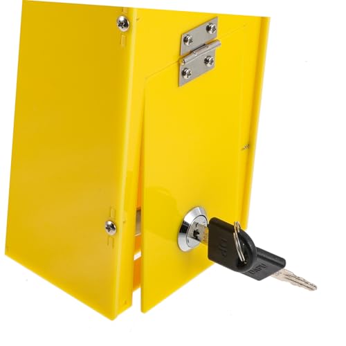 Homoyoyo Acryl Wahlurne mit Schloss Langlebige Transparente Abstimmungsbox Vielseitig als Vorschlags Kummerkasten Nutzbar Einfache Wandmontage oder Tischaufstellung von Homoyoyo