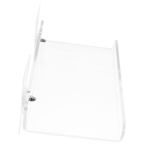 Homoyoyo Acryl Wandregal für Schallplatten Transparentes Buchdisplay Langlebige Wandmontage Dekorative Aufbewahrung für Zuhause Büro und Bibliothek von Homoyoyo