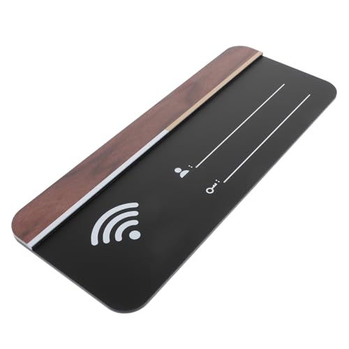 Homoyoyo Acryl Wifi Passwortschild Wanddeko Wlan Passwortanzeige für Zuhause Hotel Restaurant Einfache Anbringung und Praktische Gästeinformation von Homoyoyo