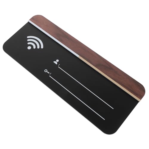 Homoyoyo Acryl Wifi Passwortschild Wandmontage Langlebiges Kratzfestes Design Stilvolle Wlan anzeige für Zuhause Hotel Restaurant Praktisches Dekorationsschild von Homoyoyo