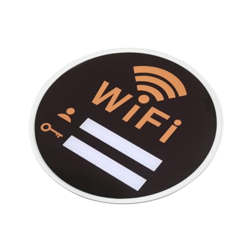 Homoyoyo Acryl Wlan schild Wiederbeschreibbar Wifi Passwort Tafel Robust für Hotel Büro Wanddekoration Praktisch und Sicher für Wechselnde Netzwerke von Homoyoyo