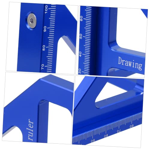 Homoyoyo Aluminiumlegierung Winkelmesser Langlebiges Multifunktions dreiecklineal Holzbearbeitung Schreiner Ingenieur Werkzeug Leicht Tragbar Präzise Messskala Homoyoyo Aluminiumlegierung Winkelmesser Langlebiges Multifunktions dreiecklineal Holzbearbeitung Schreiner Ingenieur Werkzeug Leicht Tragbar Präzise Messskala von Homoyoyo