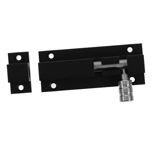 Homoyoyo Antidiebstahl Türriegel aus Aluminiumlegierung Robuster Schiebetür Riegel Installieren Kompatibel mit Holztüren für Innen und Gartentüren Sicherer Türverschluss Homoyoyo Antidiebstahl Türriegel aus Aluminiumlegierung Robuster Schiebetür Riegel Installieren Kompatibel mit Holztüren für Innen und Gartentüren Sicherer Türverschluss von Homoyoyo