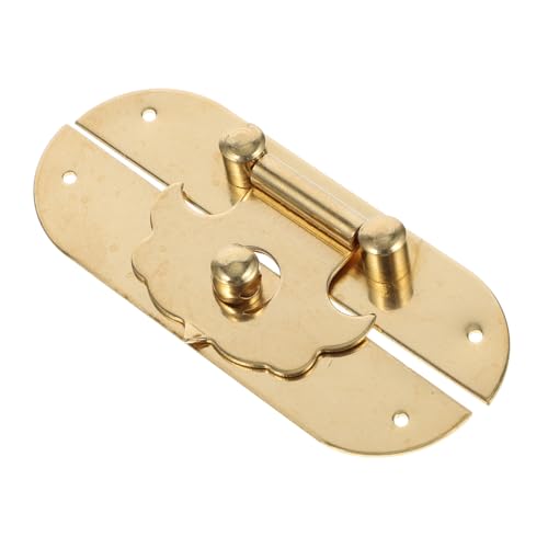 Homoyoyo Antike Kupfer Holzbox Verschluss Haspe Robust Langlebig für Schmuck und Geschenkbox Vintage Stil Einfache Montage Dekorativ von Homoyoyo