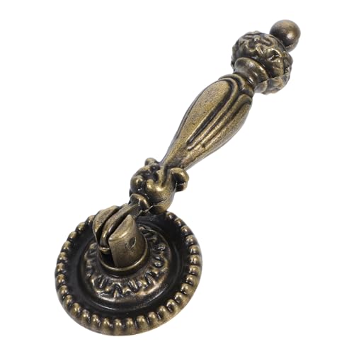 Homoyoyo Antiker Zinklegierung Möbelgriff Einzel Loch Rund Glatte Oberfläche Stabile Montage Vielseitig für Küchenschränke Kommoden und Kleiderschränke Retro Metallgriff Vintage Stil von Homoyoyo