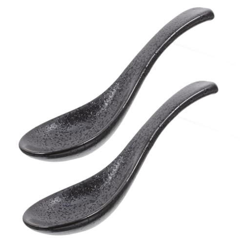 Homoyoyo Asiatischer Suppenlöffel aus Keramik Retro Porzellan Löffel für Ramen und Suppe Glatte Oberfläche Vielseitig Verwendbar Leicht zu Reinigen Elegant für Küche und Esszimmer Homoyoyo Asiatischer Suppenlöffel aus Keramik Retro Porzellan Löffel für Ramen und Suppe Glatte Oberfläche Vielseitig Verwendbar Leicht zu Reinigen Elegant für Küche und Esszimmer von Homoyoyo