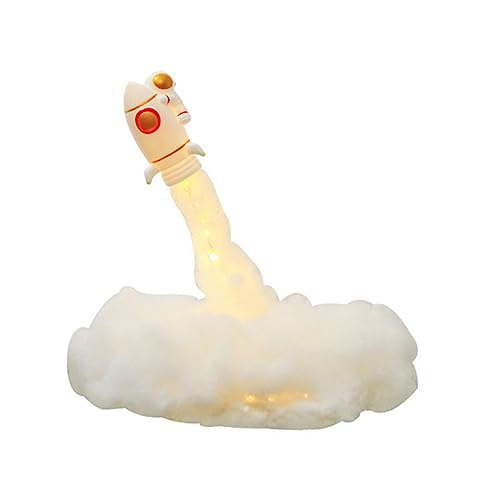 Homoyoyo Schickes Astronauten-nachtlicht Silikonhandwerk Kinderzimmerdekor Sichere Und Hautfreundliche Lampe von Homoyoyo