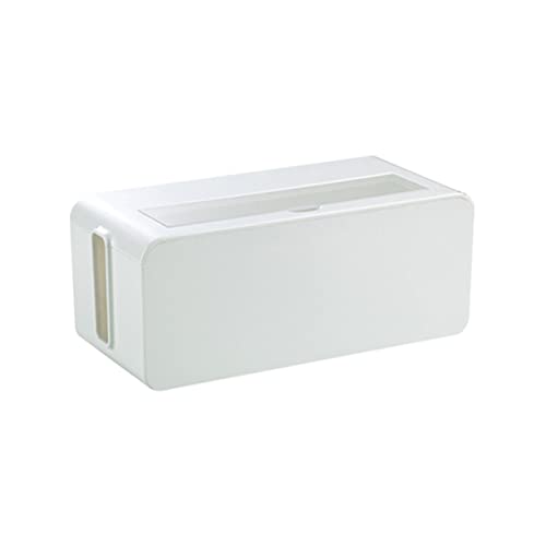 Homoyoyo Box Zur Aufbewahrung Von Kabeln Datenkabel-Organizer Kabelversteck Aus Kunststoff Großes Fassungsvermögen Weiß Homoyoyo Box Zur Aufbewahrung Von Kabeln Datenkabel-Organizer Kabelversteck Aus Kunststoff Großes Fassungsvermögen Weiß von Homoyoyo