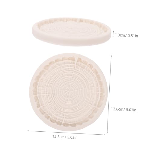 Homoyoyo Baumstumpf Silikonform Fondant Schokoladenform Hitzebeständig Flexibel für Backen Basteln DIY Kuchen Dekorationen und Kerzenherstellung von Homoyoyo