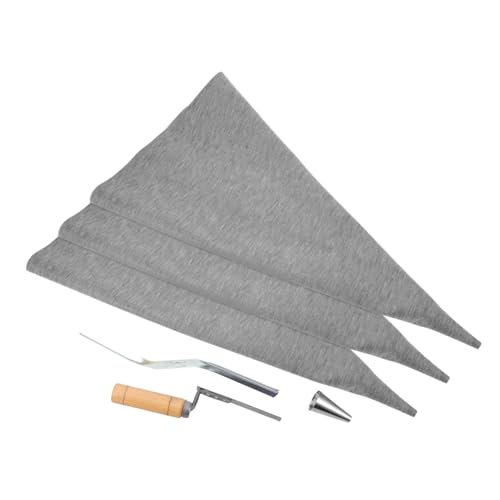 Homoyoyo Betonfugenbeutel mit Metallspitze Robuster Mörtelbeutel für Präzises Verfugen aus Reißfestem Material Auslaufsicher für Fliesen Maurerarbeiten von Homoyoyo