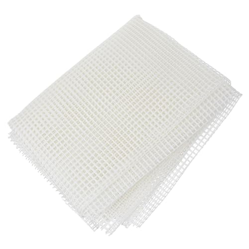 Homoyoyo Blank Latch Hook Mesh Weiß DIY Teppich Knüpfnetz für Teppichherstellung Langlebiges Leichtes Material Zuschneidbar für DIY Teppich Selbst Knüpfen und Bastelprojekte von Homoyoyo