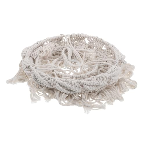 Homoyoyo Boho Makramee Lampenschirm mit Quasten Handgewebter Nordischer Hängelampenschirm Stilvolle Pendelleuchte Abdeckung für Wohnzimmer und Wohnkultur Ersatz Haushaltslampenschirm Homoyoyo Boho Makramee Lampenschirm mit Quasten Handgewebter Nordischer Hängelampenschirm Stilvolle Pendelleuchte Abdeckung für Wohnzimmer und Wohnkultur Ersatz Haushaltslampenschirm von Homoyoyo