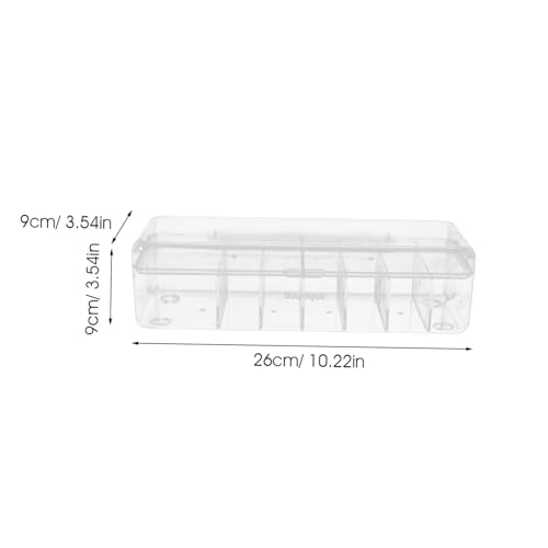 Homoyoyo Kabelorganisator Für Schreibtisch Transparente Kabelbox Mit Fächern Zur Aufbewahrung Von Ladekabeln Und Zubehör Für Büro Und Zuhause von Homoyoyo