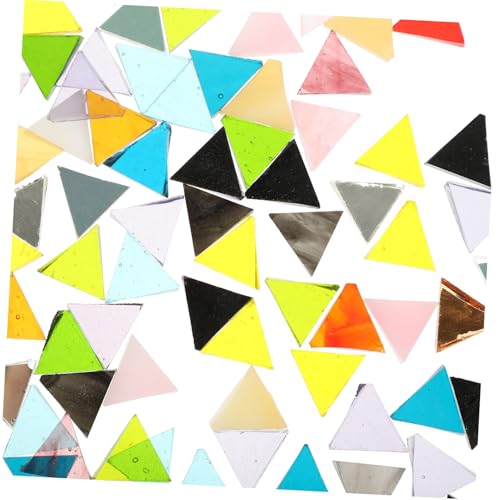 Homoyoyo Bunte Dreieckige Glas mosaiksteine Mix Wetterfeste Langlebige Mosaikfliesen für DIY kunsthandwerk Innen und Außen Glatte Oberfläche für Kreative Heimdekoration Homoyoyo Bunte Dreieckige Glas mosaiksteine Mix Wetterfeste Langlebige Mosaikfliesen für DIY kunsthandwerk Innen und Außen Glatte Oberfläche für Kreative Heimdekoration von Homoyoyo