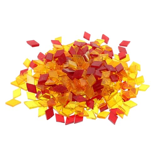 Homoyoyo Bunte Mosaiksteine aus Mix Rot Orange Gelb Frostsichere DIY Fliesenstücke für Handwerk Dekorative Glasfliesen für Heimdekoration Einfach zu Verarbeiten Vielseitig Einsetzbar Homoyoyo Bunte Mosaiksteine aus Mix Rot Orange Gelb Frostsichere DIY Fliesenstücke für Handwerk Dekorative Glasfliesen für Heimdekoration Einfach zu Verarbeiten Vielseitig Einsetzbar von Homoyoyo