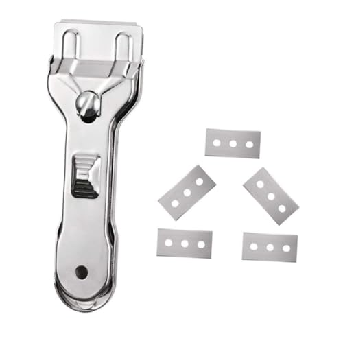 Homoyoyo Ceranfeldschaber mit Austauschbaren Klingen Kratzfreier Keramik herdschaber für Glas Induktionskochfeld Vielseitiger Reinigungsschaber für Küchen und Böden Homoyoyo Ceranfeldschaber mit Austauschbaren Klingen Kratzfreier Keramik herdschaber für Glas Induktionskochfeld Vielseitiger Reinigungsschaber für Küchen und Böden von Homoyoyo