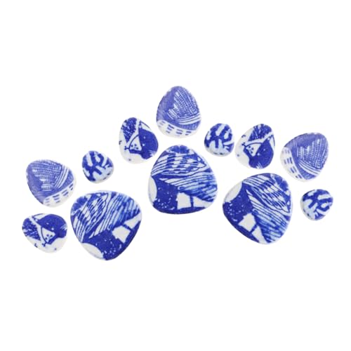 Homoyoyo DIY Keramik Mosaikfliesen Porzellan Steine für Handwerk Dekoration Wand Uhr Vase Badezimmer Küche Kreative Mosaiksteine Außen Geeignet von Homoyoyo