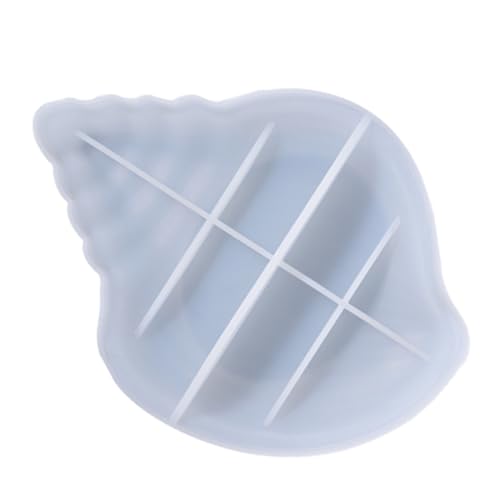 Homoyoyo DIY Silikonform Aufbewahrungsbox Muschel design Langlebige Praktische Gießform für Tabletts und Schmuckbehälter Einfache Entformung für Bastelfreunde von Homoyoyo